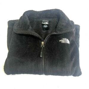 The North Face Women's S/P Black Deep Pile Fleece Jacket Zip UP